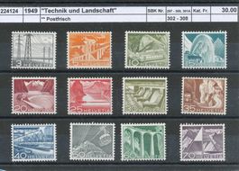 1949 "Technik und Landschaft", ** postfrisch