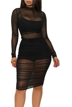 ✅ Sexy Babydoll Dessous transparent XL