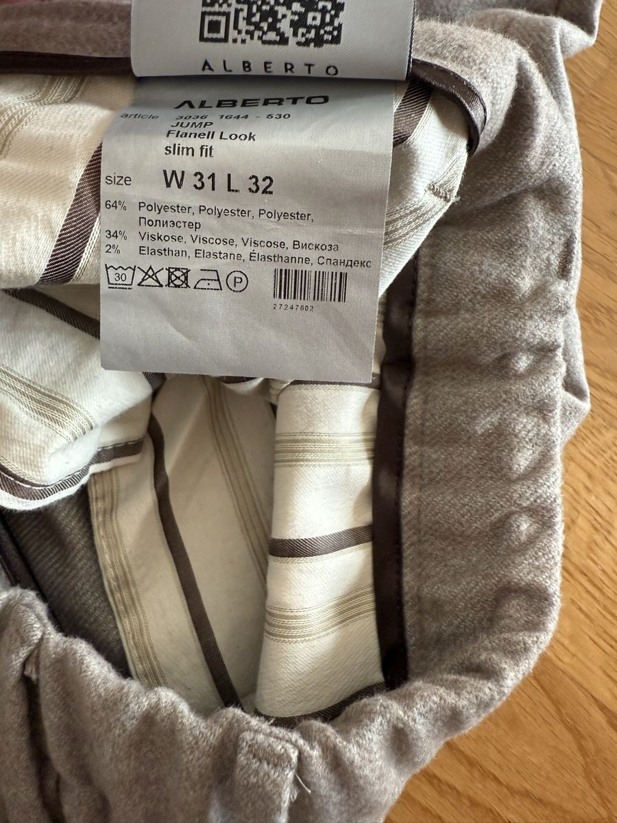 Pantaloni: Alberto Hose Slimfit – Usato da Recherswil venduto da Noname1 4