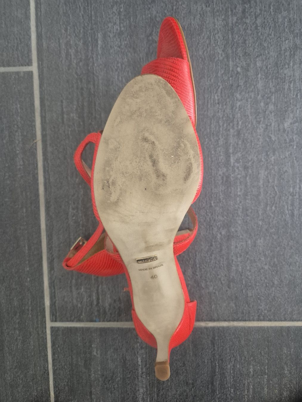 Scarpe da donna: Escarpins Minelli rouges T 40 – Usato da Granges (Veveyse) venduto da pissenlit 2