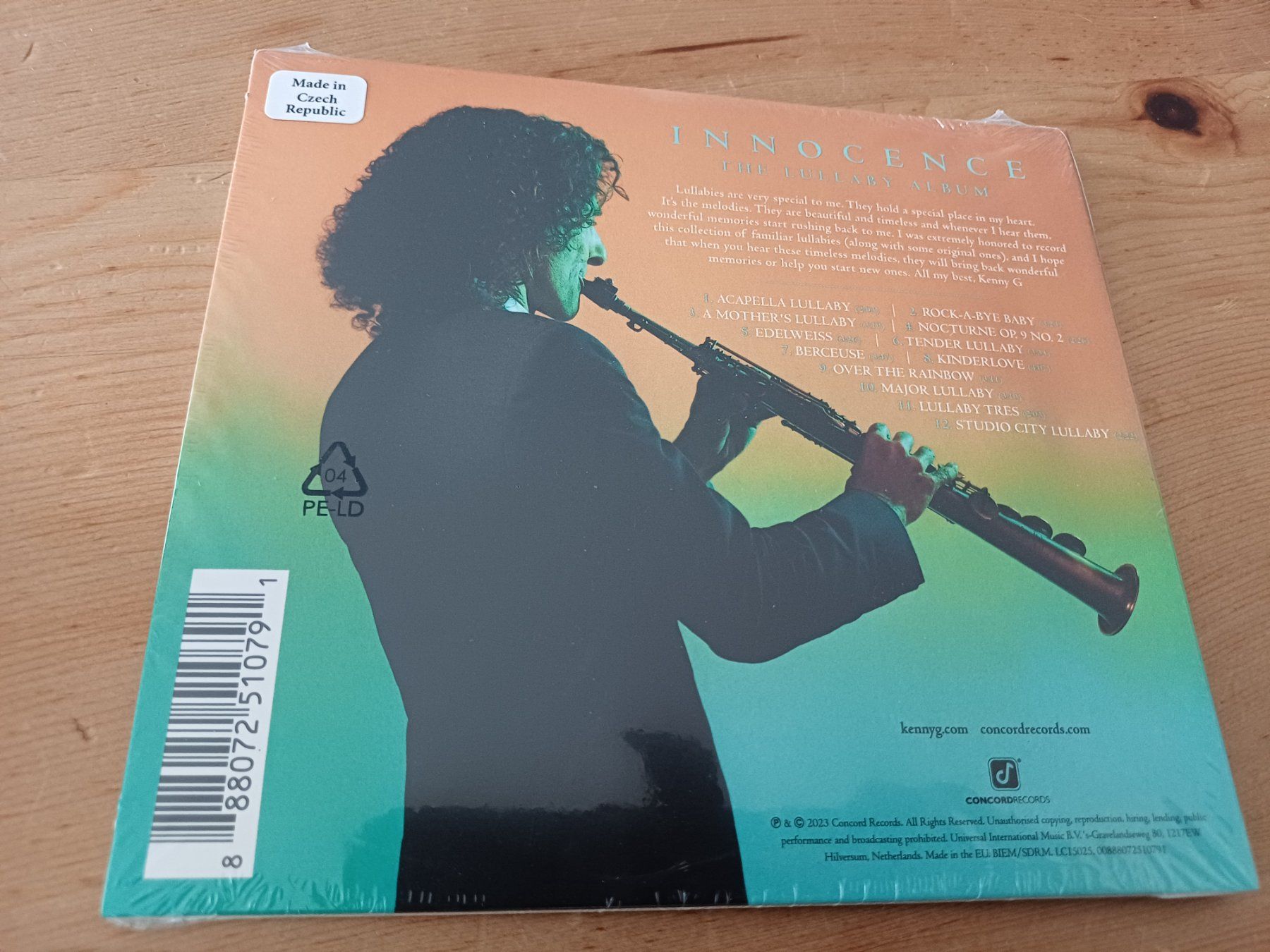CD: Kenny G.: Innocence (neu) – Nuovo e nell'imballaggio originale da Jona venduto da Rreto71 1