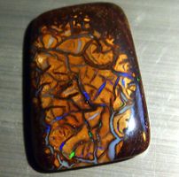 🔥 Boulder Opal Edelstein, Top Schliff, AAA-Rarität...