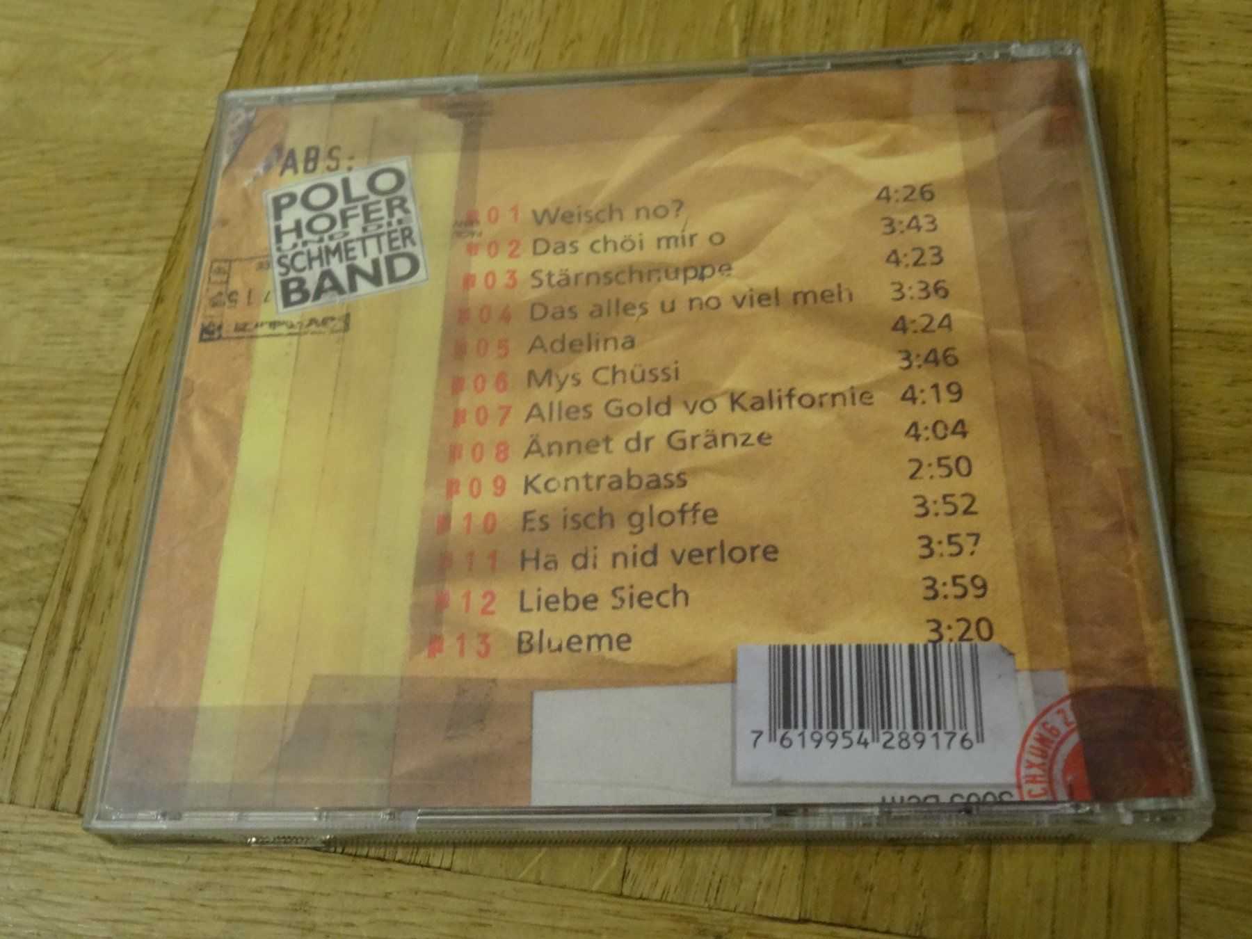 CDs: Polo Hofer und die Schmetterband CD – Gebraucht aus Olten von Disc-Ausverkauf 1