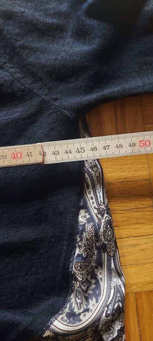 Camicette: Damenpullover schwarz Paisleymuster Grösse S – Usato da Winterthur venduto da ann_7lxx 4