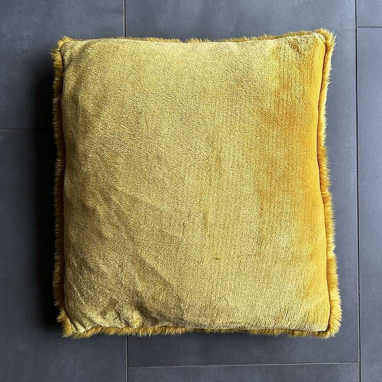 Kissen: Coussin jaune moutarde 45x45cm – Gebraucht aus Prêles von SwissCloset87 1