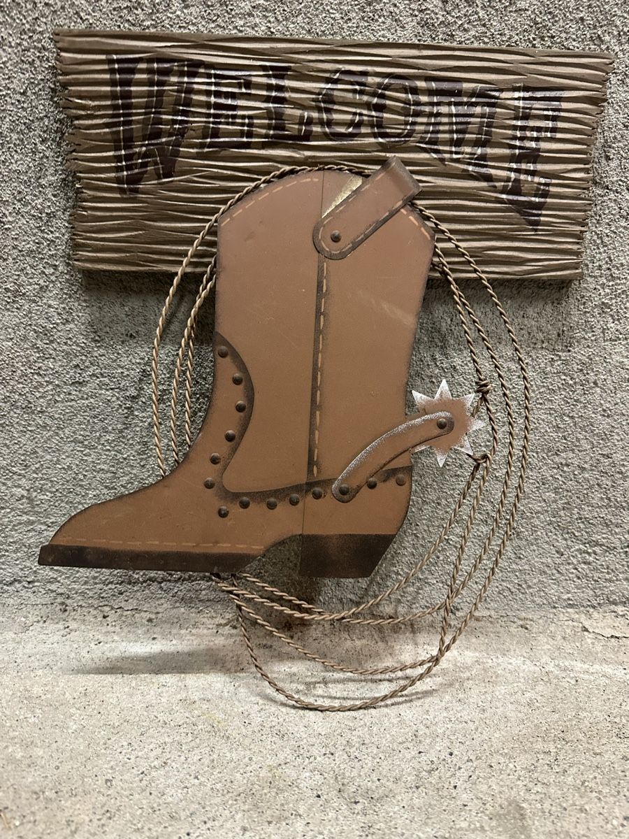 Ecriteaux: Cowboy Stiefel metal – D'occasion à Reinach AG par rares75