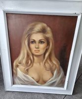 Vintage Pin-up Damenportrait – signiert