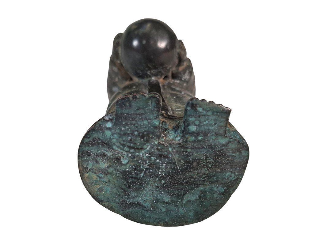 Sculture & Statue: Buddhistische Mönchsfigur mit Topf – Usato da Wil SG venduto da Restwert_Wil 4