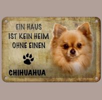 🔥 CHIHUAHUA Hunde Blechschild ❤️ 12x18cm OVP 🔥