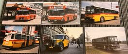 6er Set Originale Fotos  Schweizer Postauto u. Car