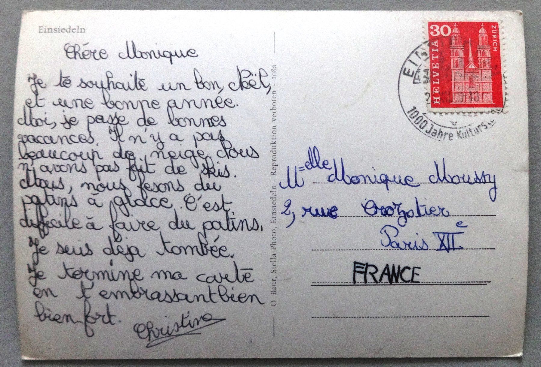 Cartes postales: Einsiedeln – D'occasion à Fétigny par Billy2miny 1