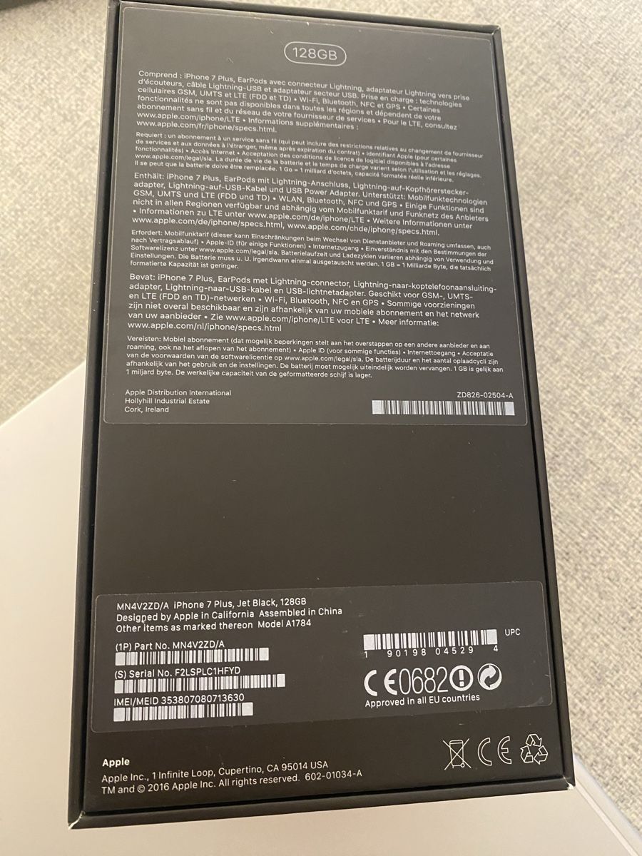 Apple Portables: Apple iPhone 7 Plus Jet Black guter Zustand – D'occasion à Solothurn par damomami 5