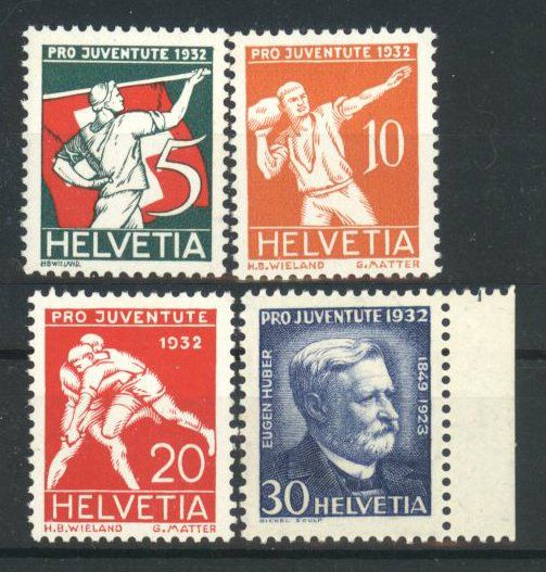 Tutti i francobolli: 1932, Pro Juventute, ohne Falz ** – Usato da Willisau venduto da Vollstempel