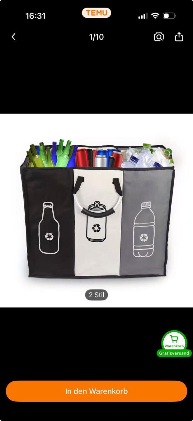Taschen: Recycling Taschen Original Verpack – Gebraucht aus Dottikon von Oldyfreak 1
