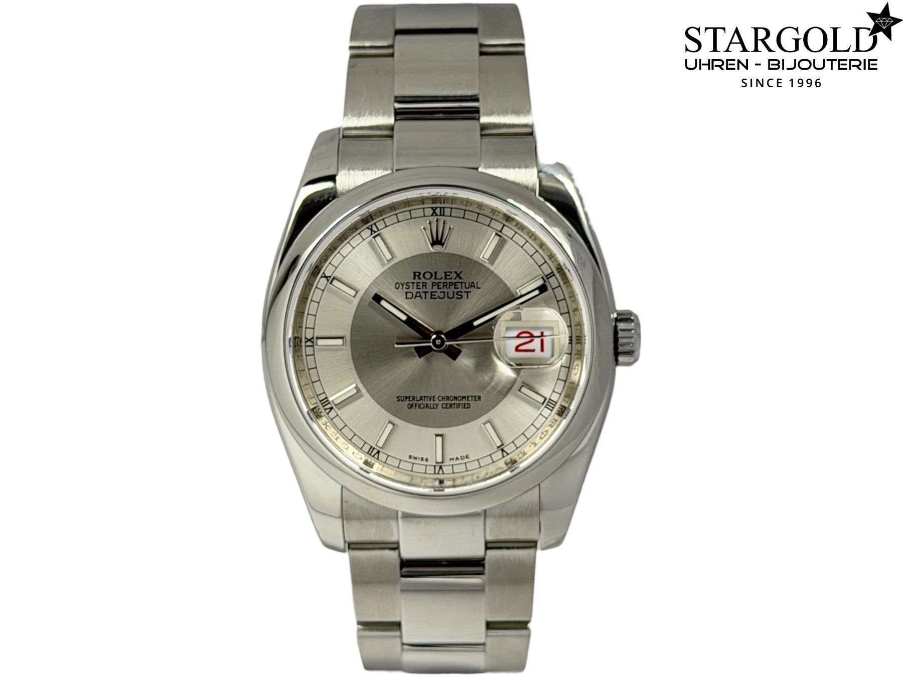 Rolex Orologi: Rolex Datejust 36 - 116200 – Usato da Zürich venduto da Stargold-Uhren