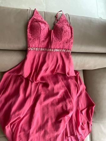 Cocktail Kleid Maxi Kleid mit Schal Gr.36-38