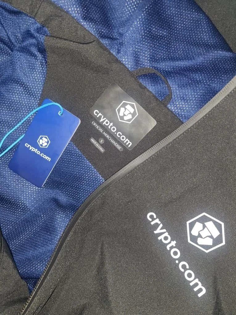 Giacche: 🤩 Crypto.com Herren Regenjacke Größe S – Nuovo e nell'imballaggio originale da Wittenbach venduto da HeuHeinz 2