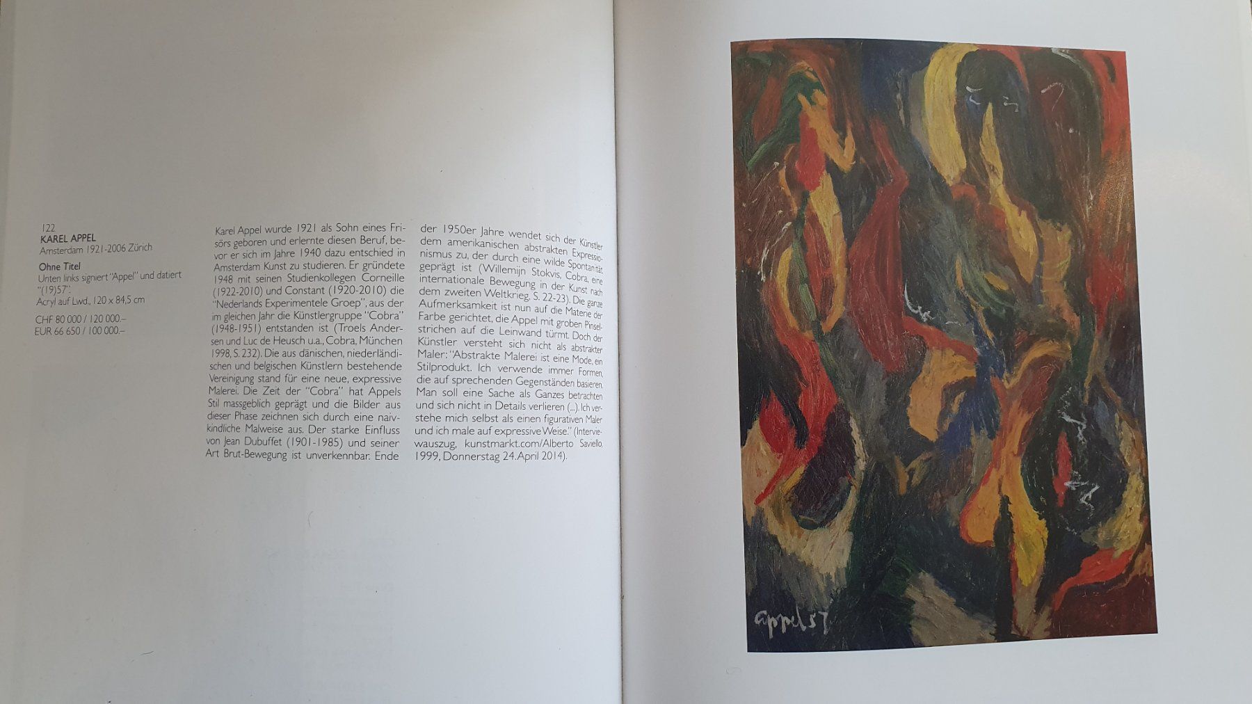 Dipinti: Grosses Oel-Gemälde signiert Karel Appel/57! – Usato da Fidaz venduto da Montifino 3