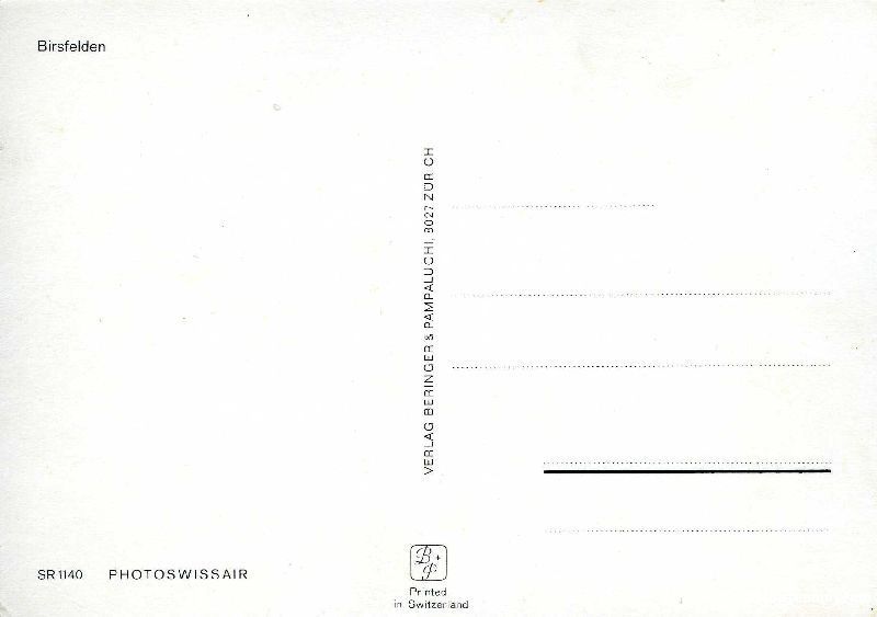 Cartoline postali: Birsfelden - aus der Luft + ca. 1970 – Usato da Emmenbrücke venduto da teestube 1