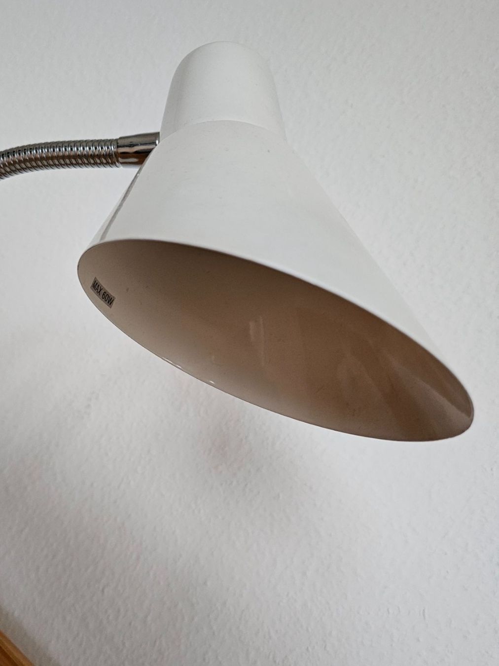 Vintage Büro-/Tischlampe mit Schwanenhals schwarz (Gebraucht) in Urdorf