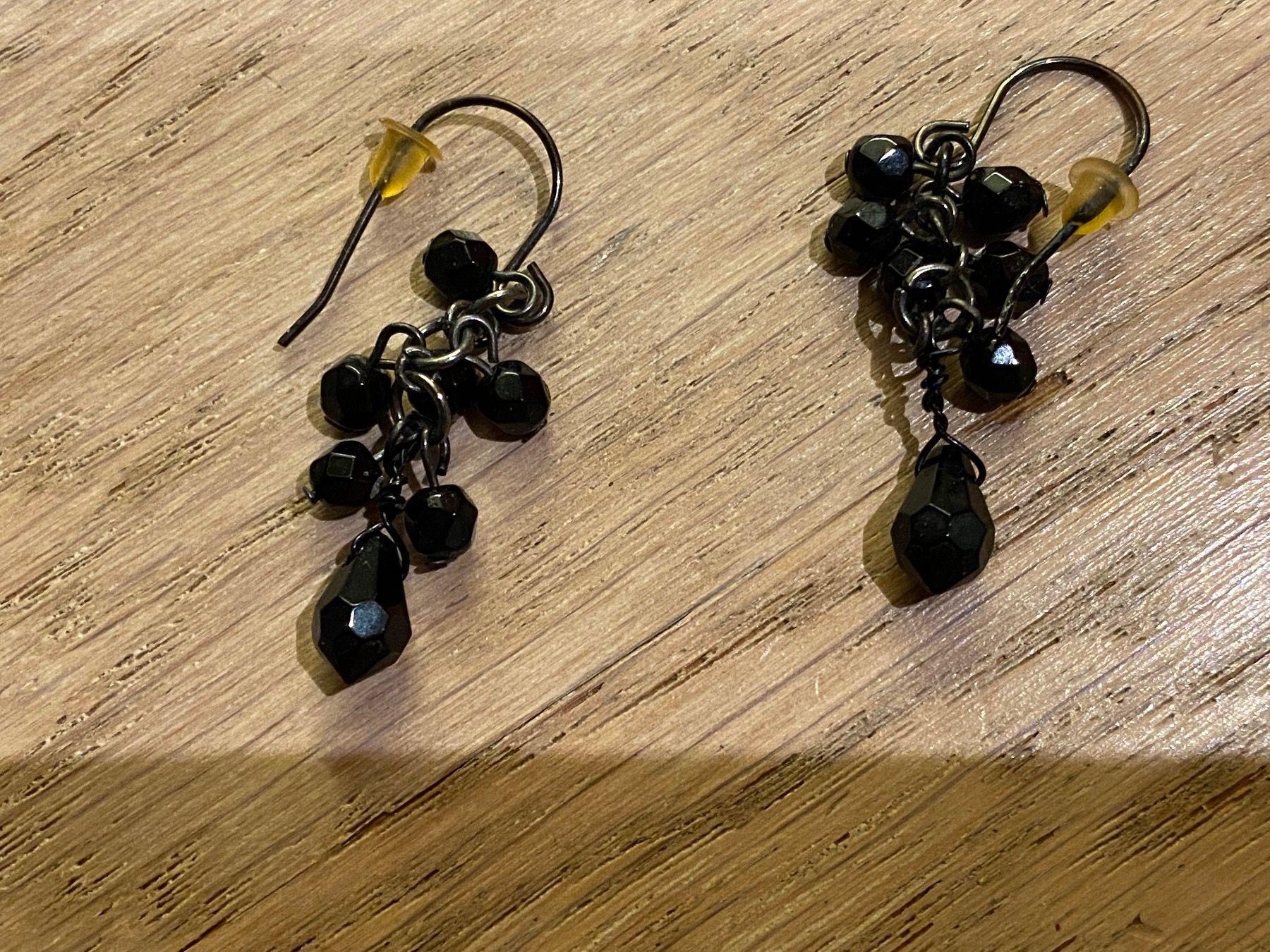 Catenine: Collier Halskette und Ohrringe schwarz – Usato da Oberrohrdorf venduto da Desteny1 4