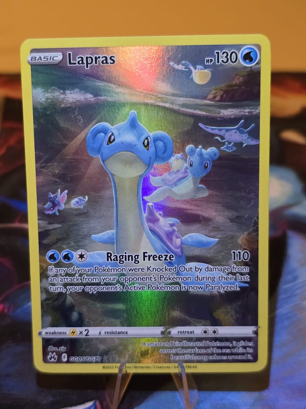 Pokémon Carte collezionabili: Lapras (CRZ GG05) – Usato da Lenzburg venduto da AkuyakuTCG