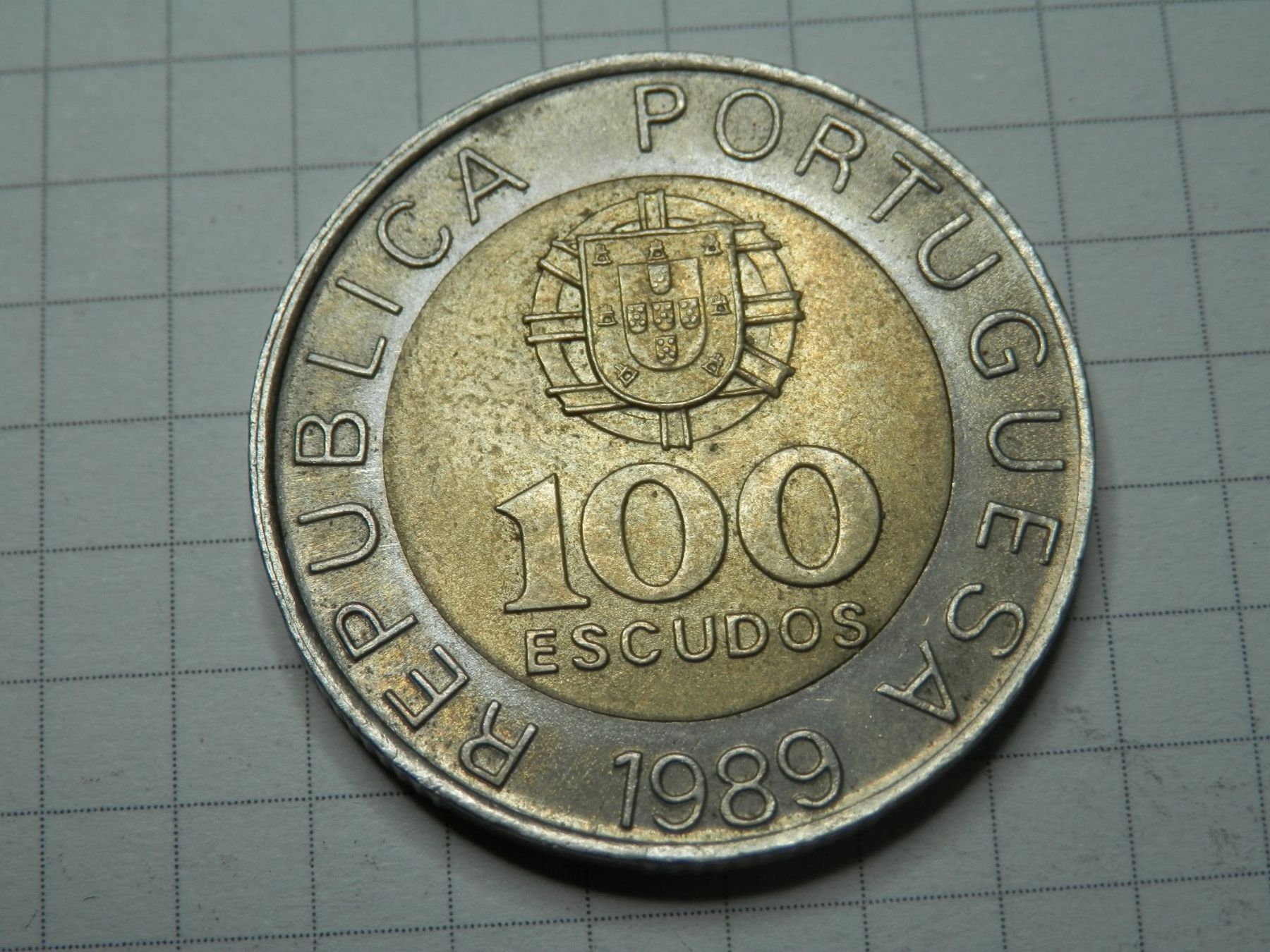 Alle Münzen: Portugal 100 Escudos, 1989 – Gebraucht aus Weiach von weiach81 1