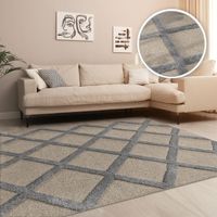 PREISVORSCHLAG ✅Moderner Teppich Skandi 3D Motiv NEU 160x220