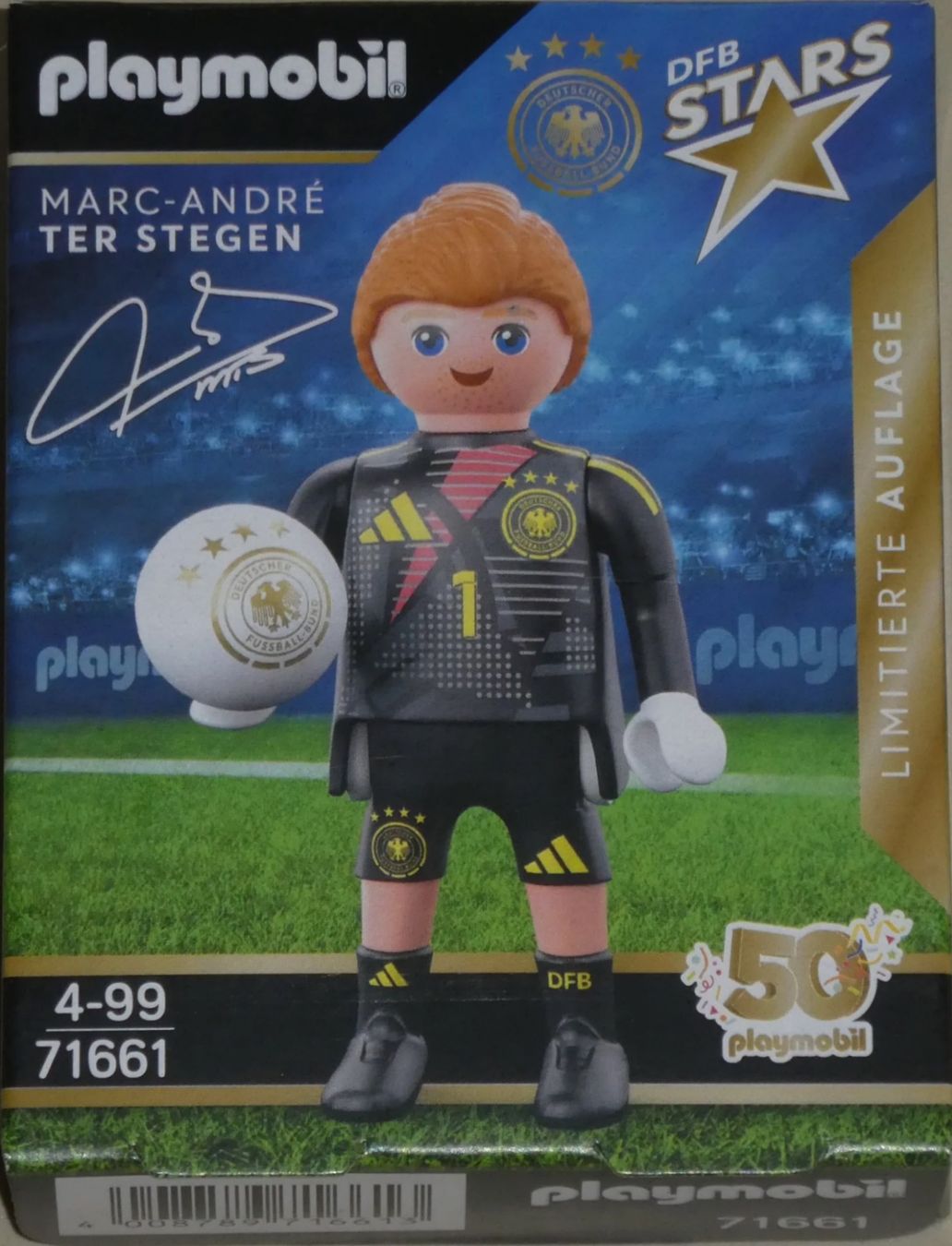 Playmobil Giocattoli: Playmobil 71661 Marc-Andre ter Stegen – Nuovo e nell'imballaggio originale da Wagenhausen venduto da Svema
