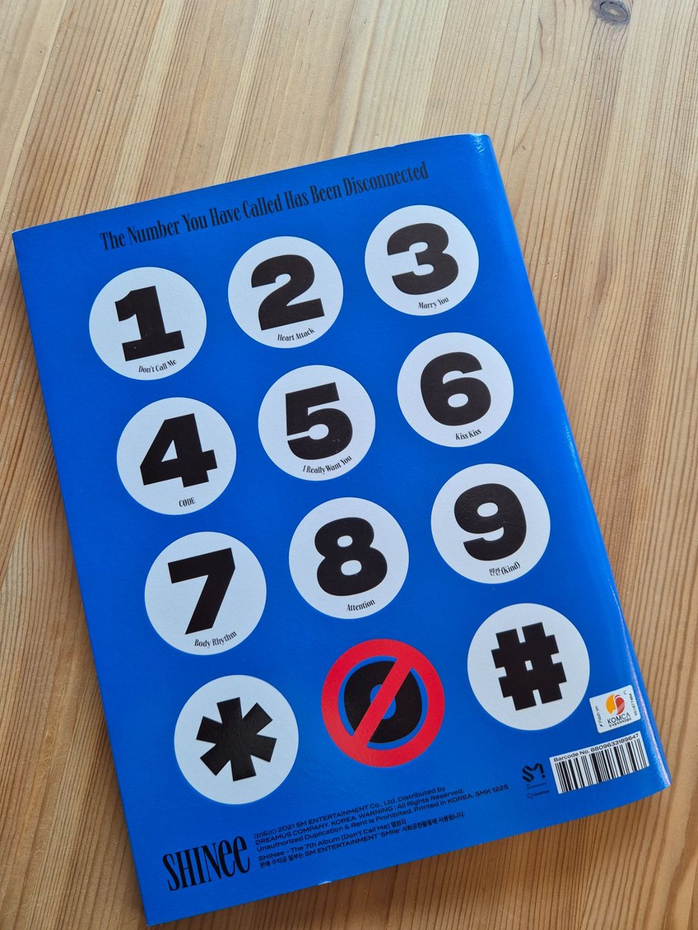 CD: Shinee Album - Don't Call Me – Nuovo (secondo la descrizione) da Domat/Ems venduto da ana_zd9d 3