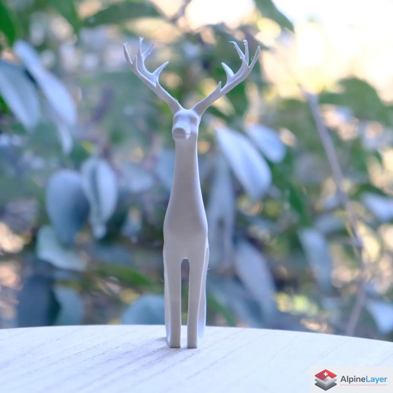 Skulpturen & Statuen: Elegant Deer 3D Printable Sculpture - Black - 3D Printed – Neu (gemäss Beschreibung) aus Losone von AlpineLayer 1