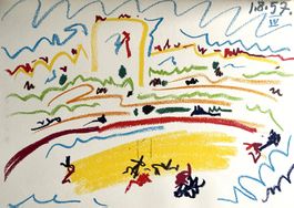 Pablo Picasso - Originale Vintage-Lithographie von 1961