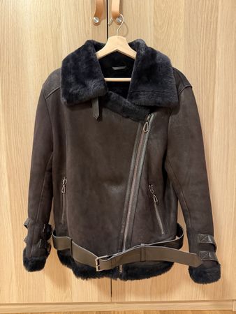 Leather jacket brown s size