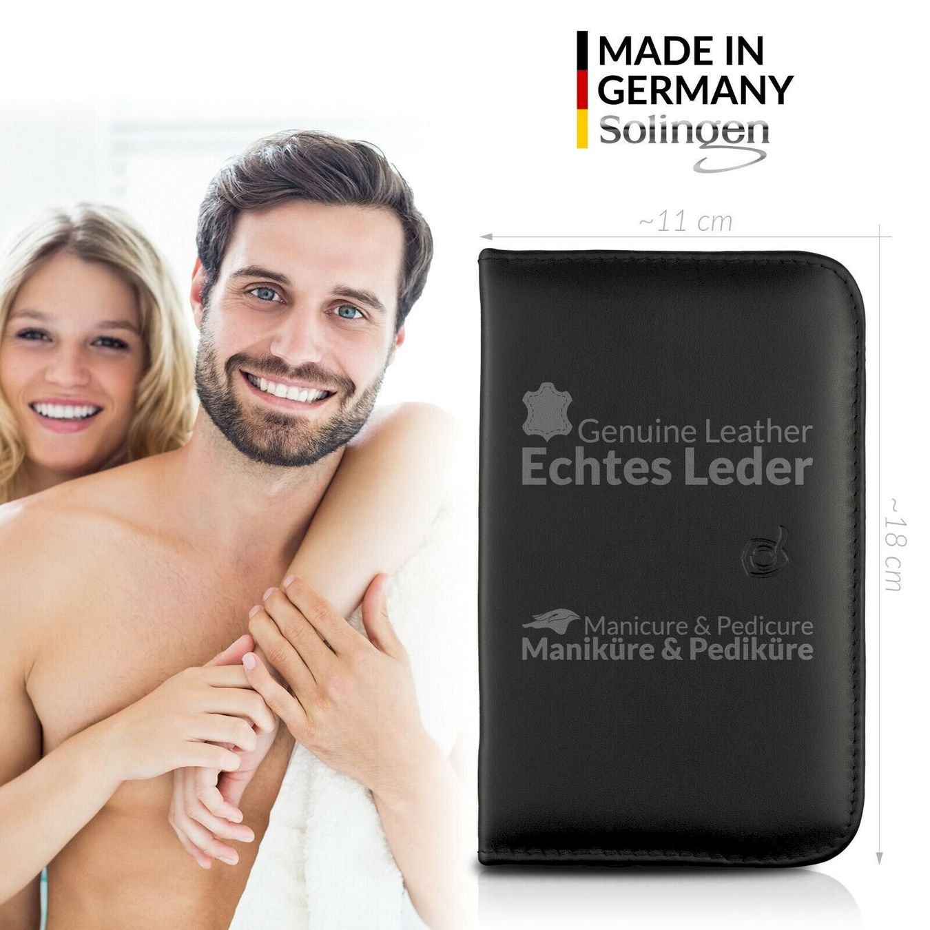Unghie finte: marQus Solingen Maniküre Set Schwarz – Nuovo e nell'imballaggio originale da Bottighofen venduto da zaap 1