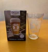 Trinkglas/Bierglas Lieblings Papa 300ml 11,5cm
