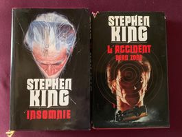 Lot de 2 livres Stephen King Insomnie et L'Accident
