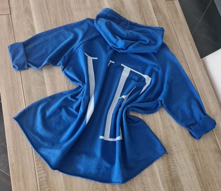 MADE ITALIE/Sweat Capuche LOVE"100%COTON(Taille U(M-L)