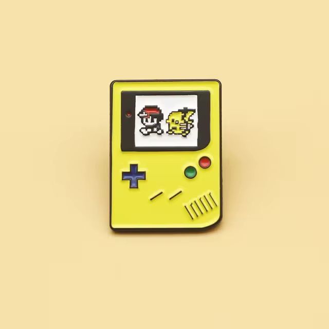 Pokémon Plaketten & Abzeichen: Pin’s GameBoy Pokémon – Neu und originalverpackt aus Genève von Resko 1