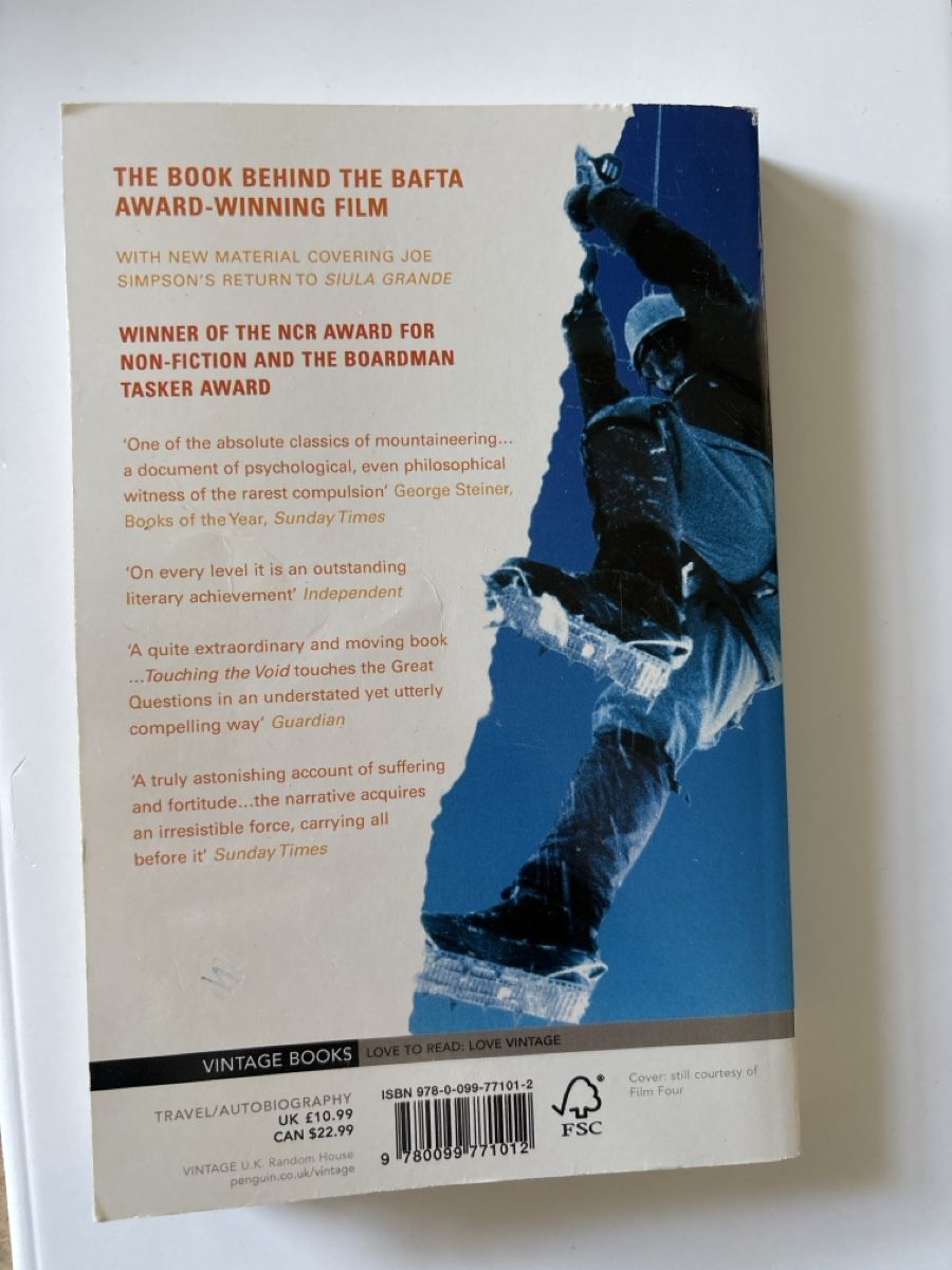 Libri: Buch Touching the Void Joe Simpson  – Usato da Dörflingen venduto da liviaaa.w 1
