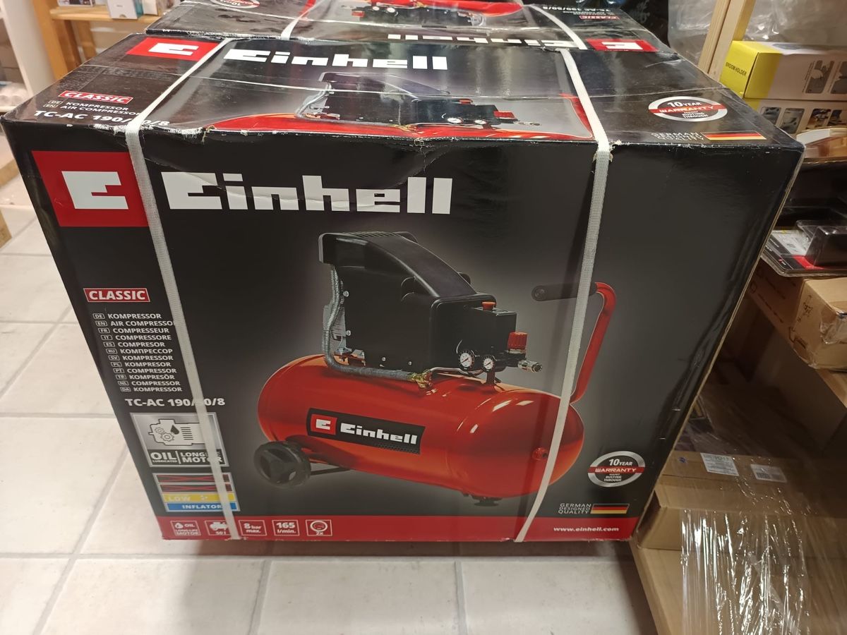 Einhell Compressori: Neuer Einhell Druckluftkompressor 50L.Noch original verpack – Nuovo e nell'imballaggio originale da Buchs SG venduto da sem_vd5r