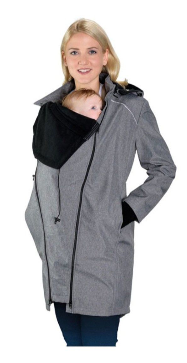 Cappotti: HOPPEDIZ Tragemantel 4-in-1 Softshell grau – Nuovo (secondo la descrizione) da Zweidlen venduto da VG159