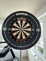 Dartboard Ständer mit Winmau Dartboard Top Zustand 🎯