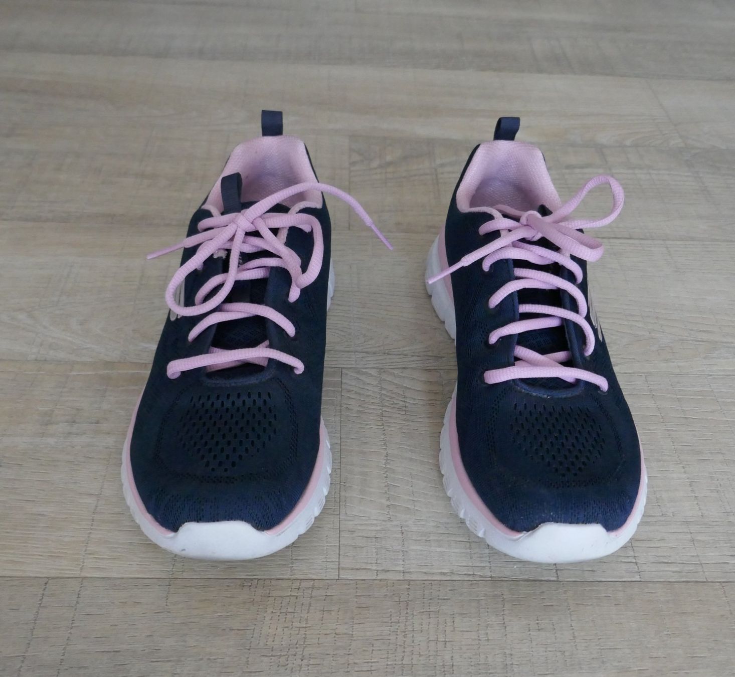 Skechers Scarpe da donna: Skechers Memory Foam Gr. 39, dunkelblau-rosa – Usato da Port venduto da uzuku 2