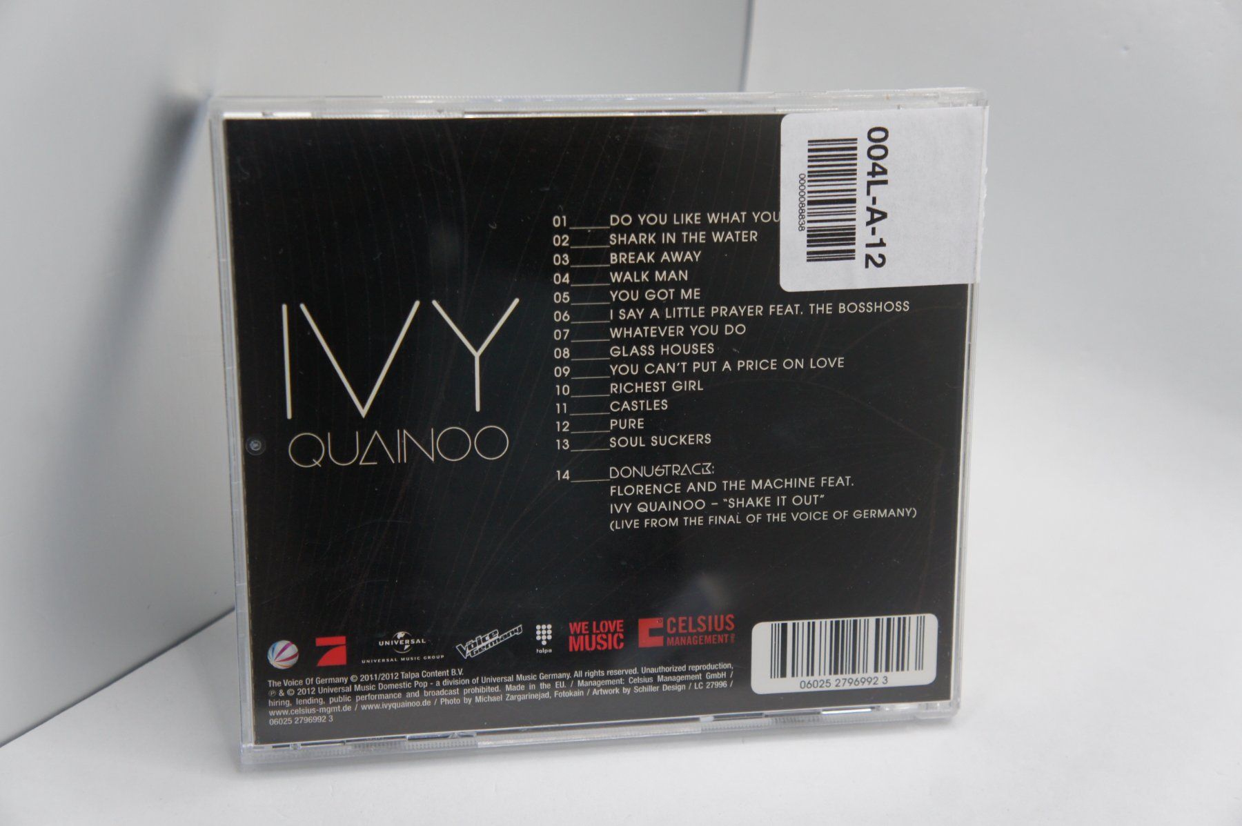 CD: CD Ivy Quainoo – Ivy – Usato da Ernetschwil venduto da luisvonerni 1