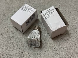 3x VLED Birne Pflanzenbeleuchtung 5W 450+660nm