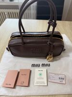 Neu - Miu Miu Beau leather bag - Briarwood 5BB173