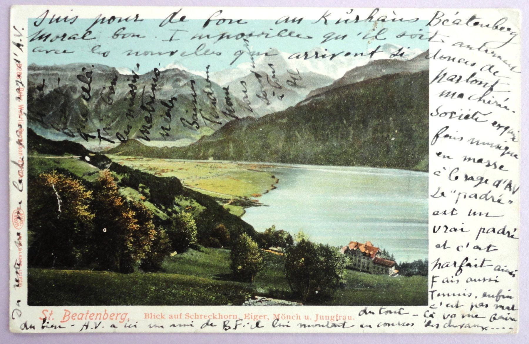 Cartoline postali: Beatenberg – Difettoso da Fétigny venduto da Billy2miny