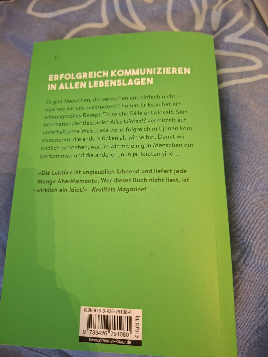 Libri: Thomas Erikson Alles Idioten!? – Usato da Herrliberg venduto da obe_s75d 1