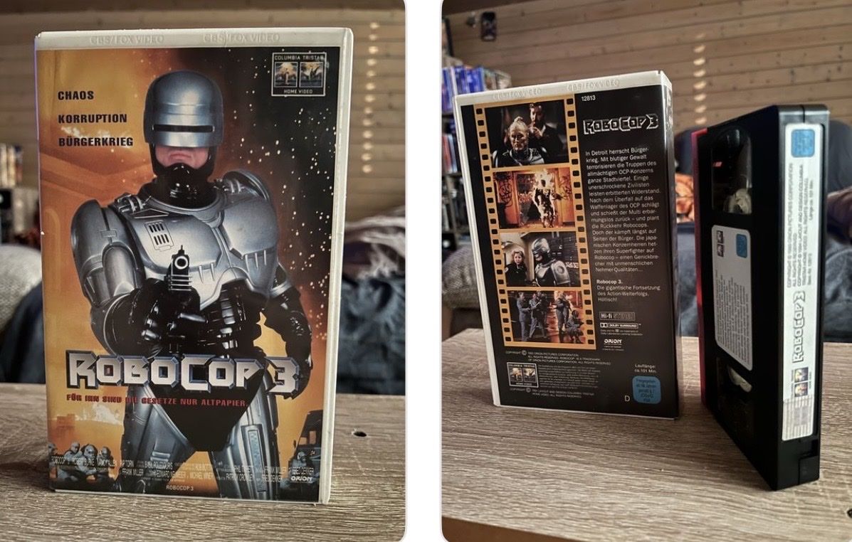 Alle VHS: VHS ROBOCOP 3 – Gebraucht aus Aadorf von Schwarzschlumpf1972