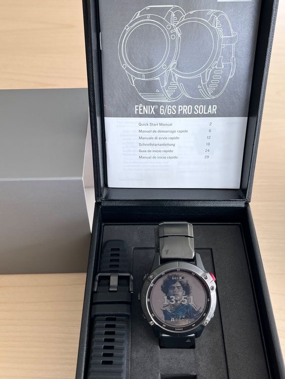 Garmin Fenix 6 Pro Solar Titanium | Kaufen auf Ricardo